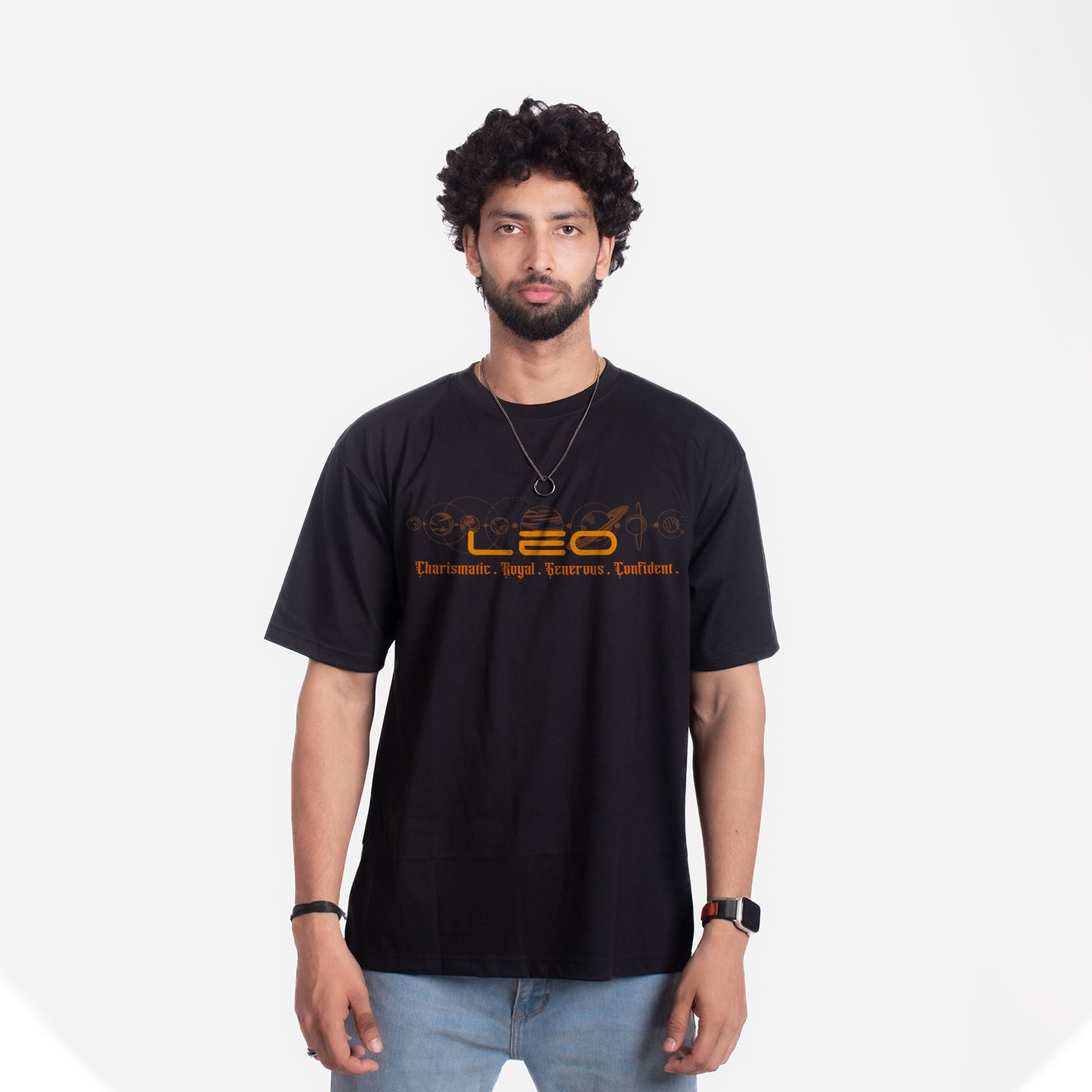 LEO - ZODIAC PREMIUM TERRY COTTON - OVERSIZED T-SHIRT