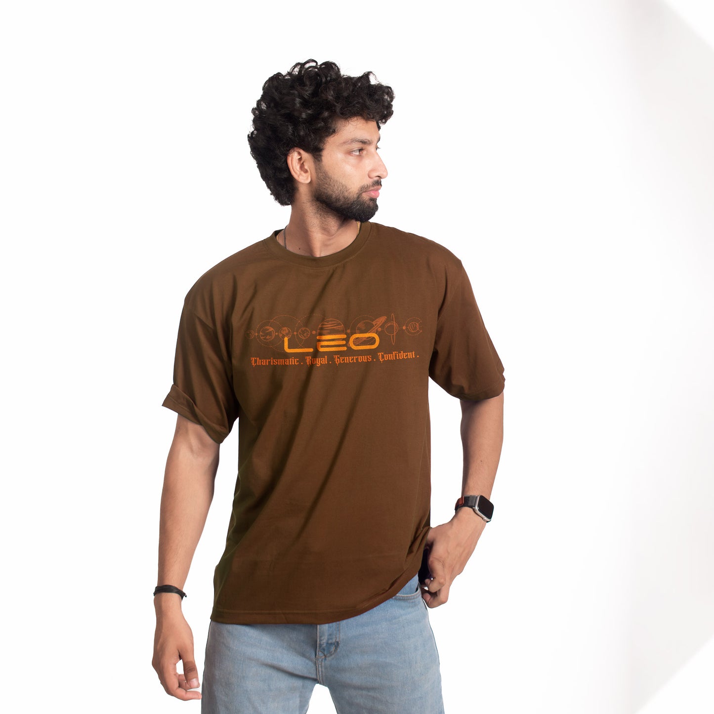 LEO - ZODIAC PREMIUM TERRY COTTON - OVERSIZED T-SHIRT