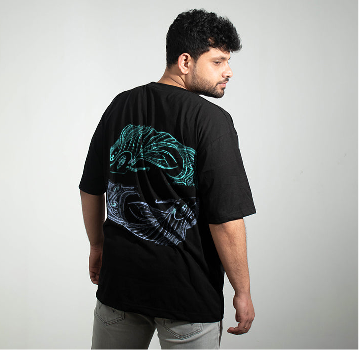 PISCES ZODIAC (मीन) - OVERSIZE PREMIUM T-SHIRTS