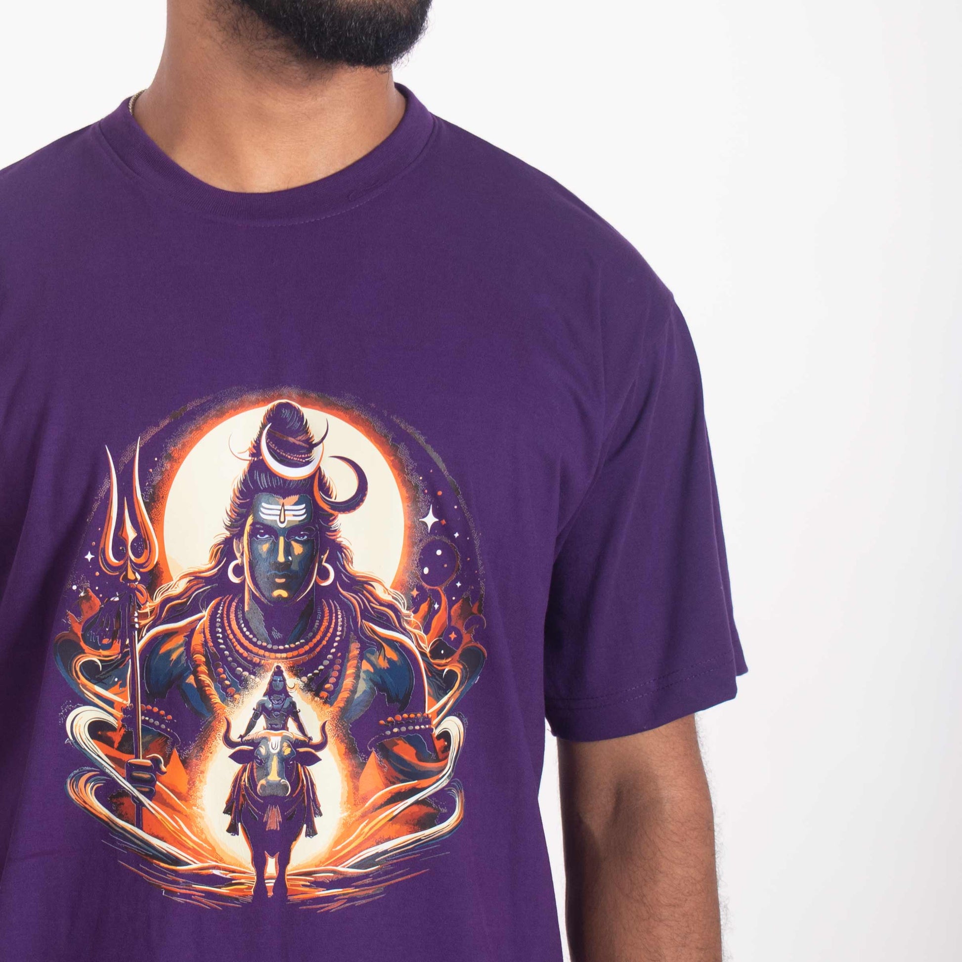 JAGAT GURU NAMAH - The Shiva Premium Unisex Oversized T-Shirt