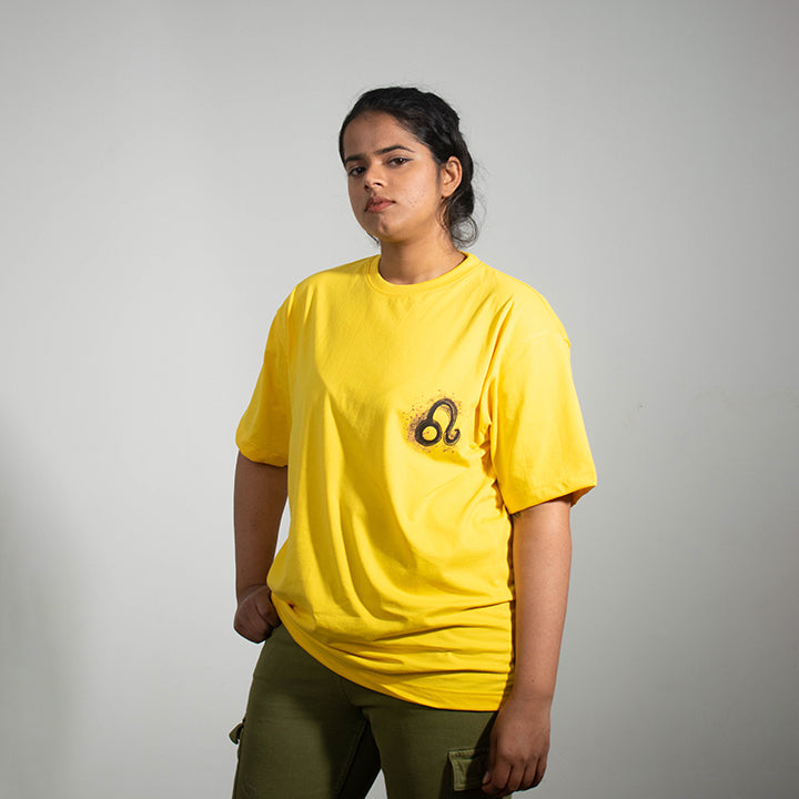 LEO ZODIAC (सिंह) - OVERSIZE PREMIUM T-SHIRT