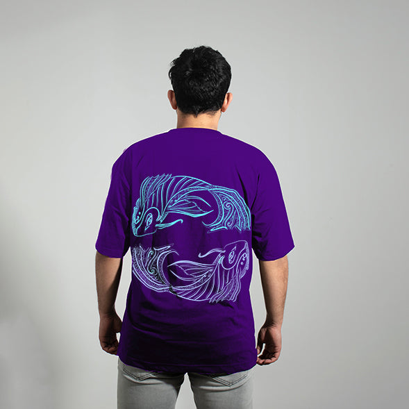 PISCES ZODIAC (मीन) - OVERSIZE PREMIUM T-SHIRTS