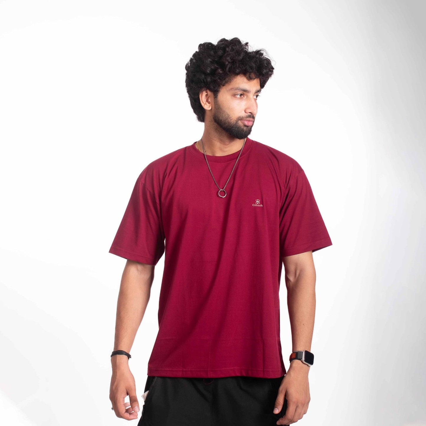 MAROON PREMIUM OVERSIZE T-SHIRT