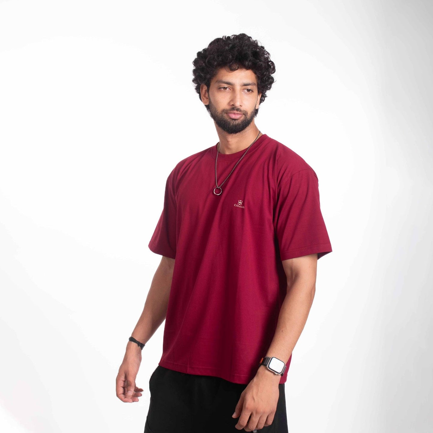 MAROON PREMIUM OVERSIZE T-SHIRT