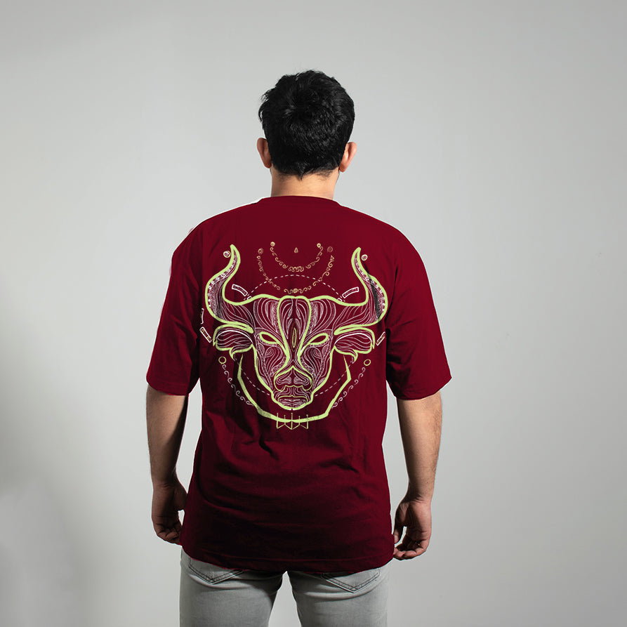 TAURUS ZODIAC (वृषभ)- OVERSIZE PREMIUM T-SHIRT