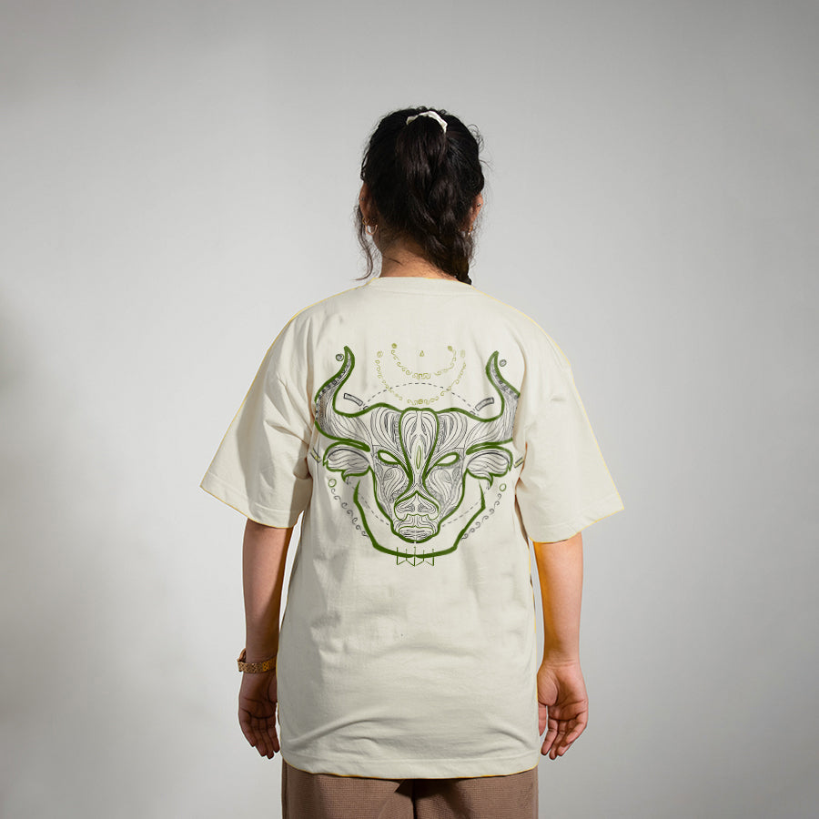 TAURUS ZODIAC (वृषभ)- OVERSIZE PREMIUM T-SHIRT